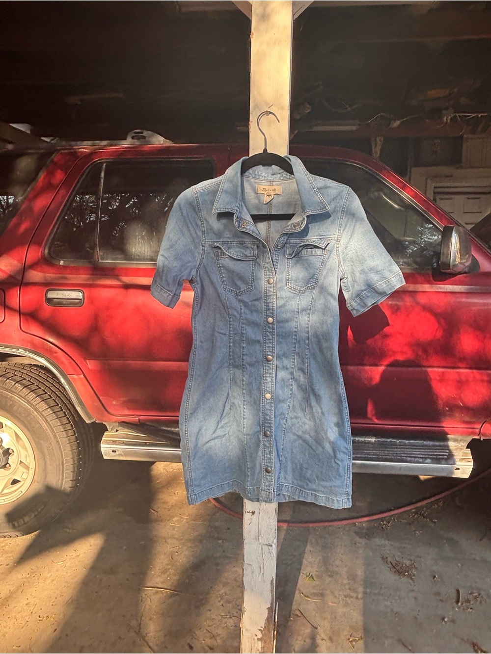Madewell Light Blue Denim Dress